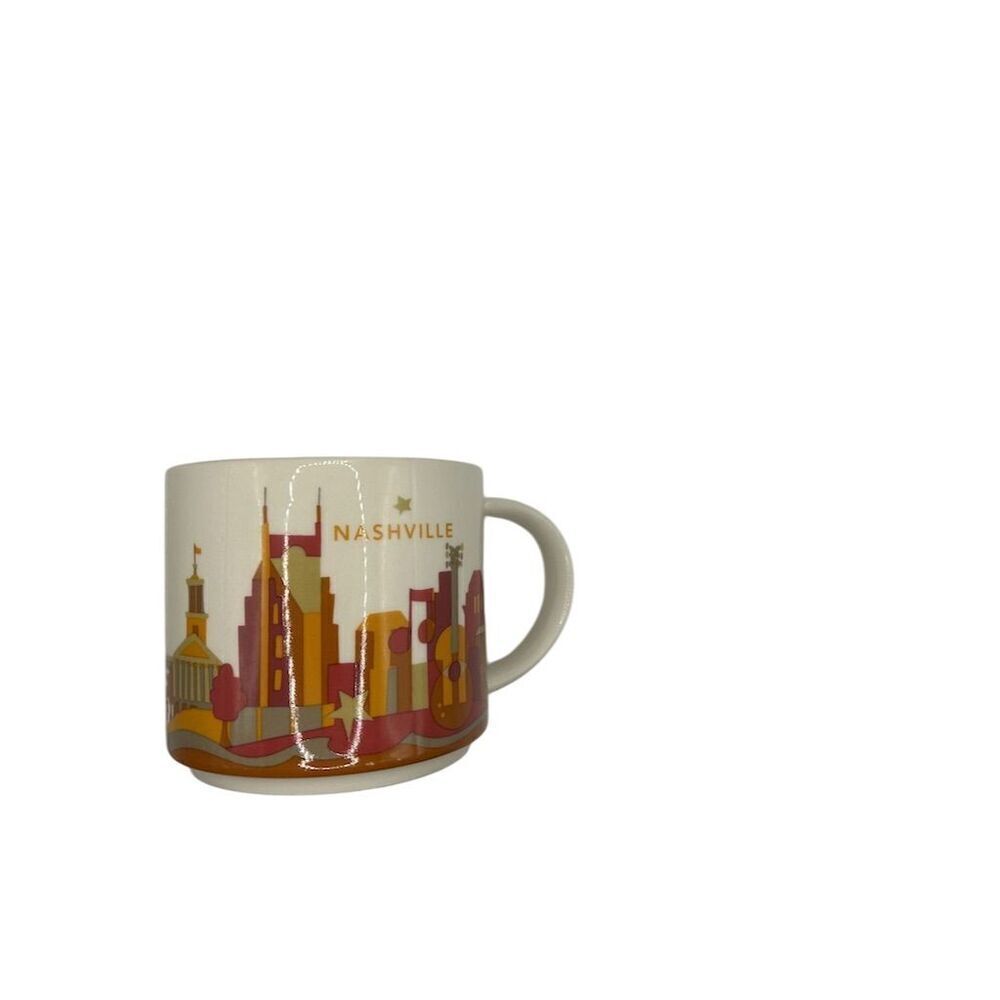 Starbucks Nashville Mug You Are Here Collection 14oz Coffee Cup